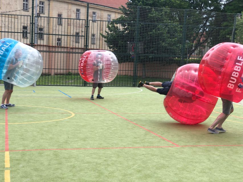 Prague: Bubbles football in city centre of Prague - What to Bring (and What Not to Bring)