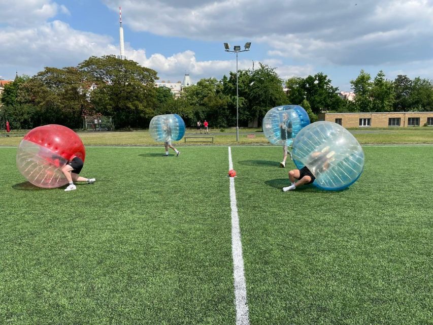 Prague: Bubbles football - Zorb Football in centrum - Key things you’ll notice right away
