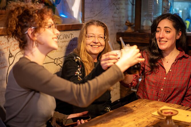Prague by Night: Drinks & Food Tour with Eating Europe - Kellyxír alchemical lab, the smoking drink moment