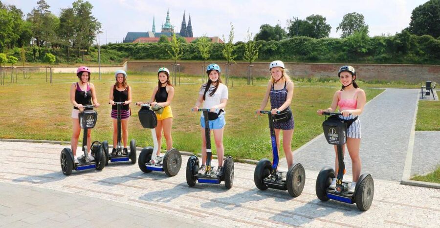 Prague: Castle and Monastery Segway Tour - Prague Castle area: guard shifts, St Vitus Cathedral, and garden walking