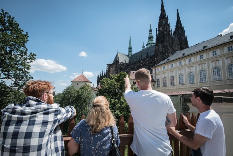 Prague: Castle Grounds & Highlights Walking Tour small-group - St. Vitus Cathedral: what you’ll see, and why the exterior towers matter