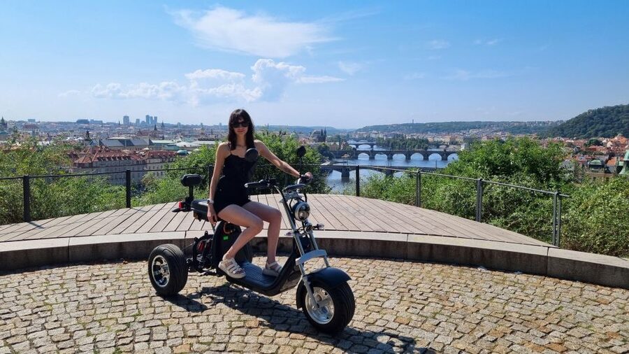 Prague: City Highlights Guided Electric Trike Tour - John Lennon Wall to Kampa and Rudolfinum: where the route finds the vibe