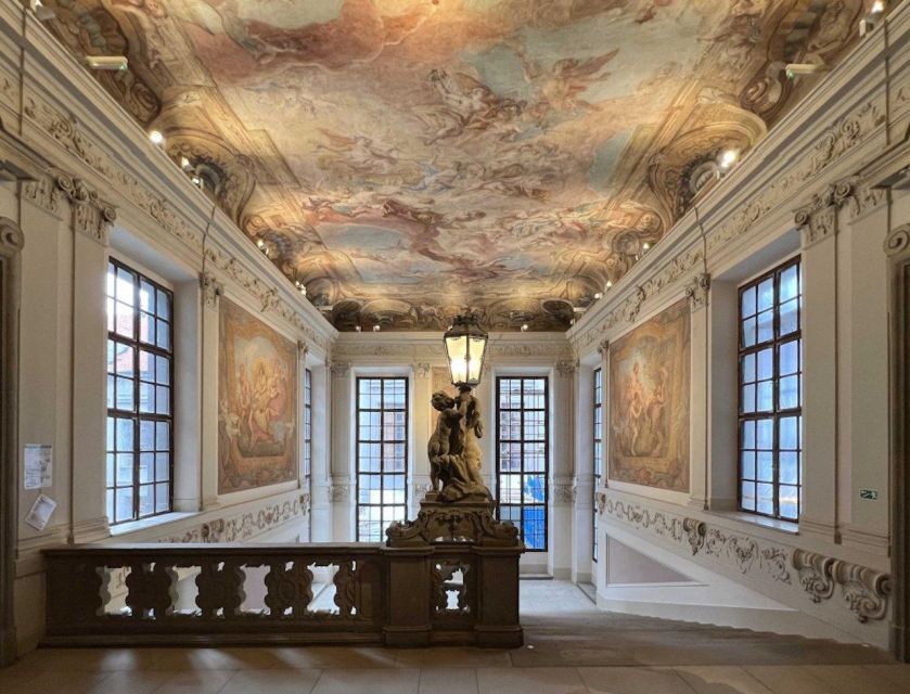 Prague: Clam-Gallas Palace Entry Ticket with Audio Guide - The ceremonial staircase to the 2nd floor: a view on both art and engineering