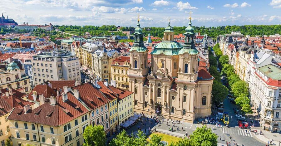 Prague: Classical Concert in St. Nicholas Church - What You’ll See: Kracker Fresco, Complex Interior Design, and Lighting