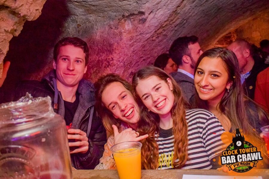 Prague: Clock Tower Bar Crawl with Drinks and Shots - Clock Tower Bar Crawl: the 4 hours feel like one long night plan