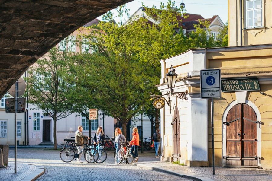 Prague: Complete Bike Tour - Kampa Park: the calm break that makes the tour feel complete