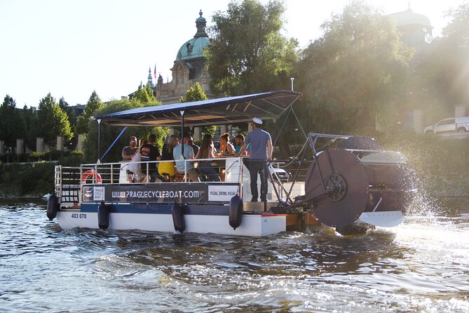 Prague Cycle Boat - The Swimming Beer Bike - Prague Castle From the River: Big Views, Less Walking