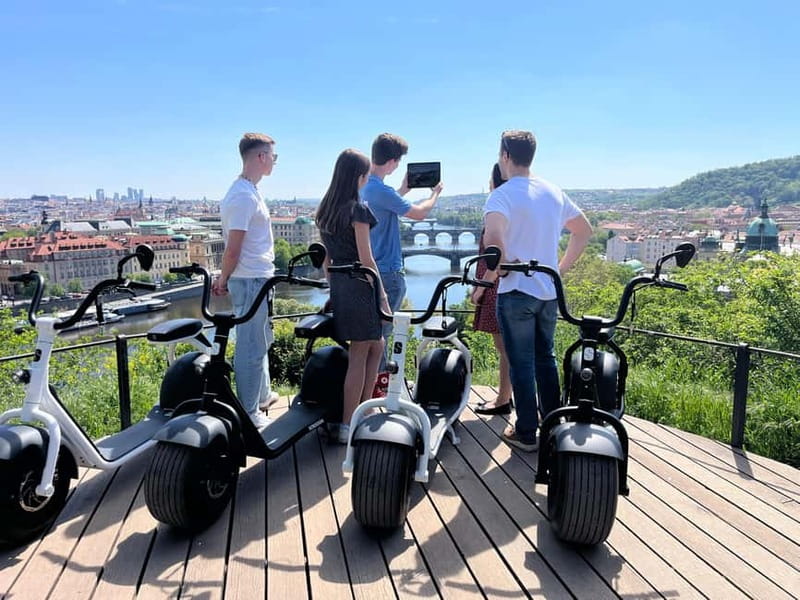 Prague E-Scooter City Tour: Regular or Fat Tire - Training, helmets, and the ride skills that make the tour work