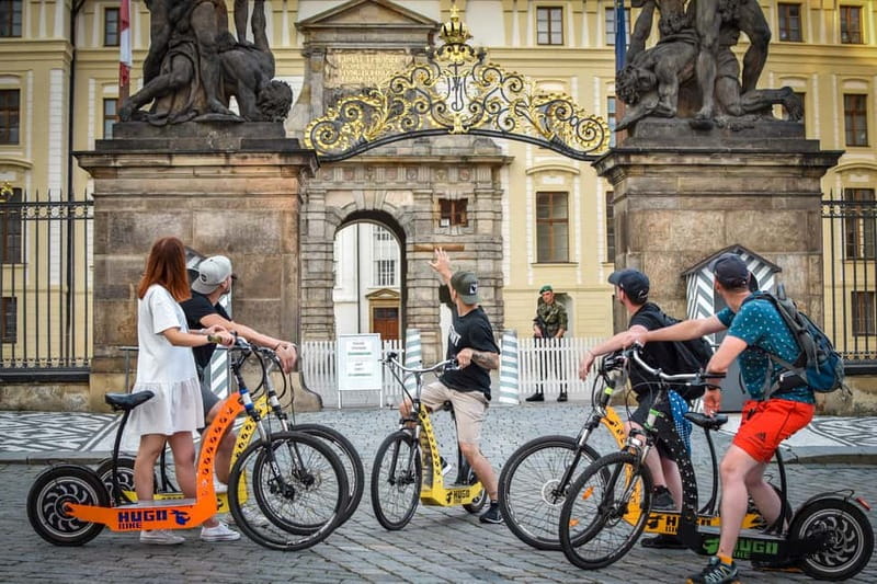 Prague: E-Scooter Grand City & Panoramas Small-Group Tour - Key highlights to look for