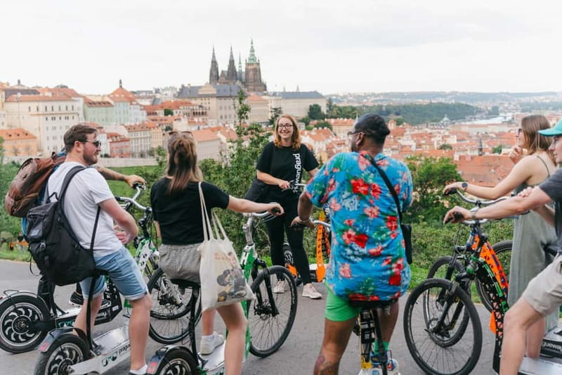 Prague: E-Scooter Grand City & Panoramas Small-Group Tour - Prague Old Town Without the Endless Walking: Guide-Led Stops That Make Sense