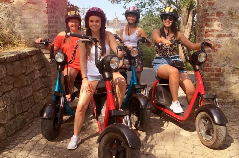 Prague Electric Scooter and eBike Grand Tour - First Lessons on the Scooter, Then Off to Central Prague