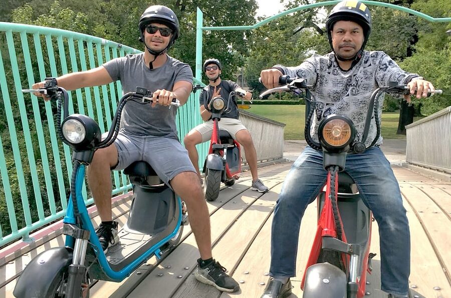 Prague Electric Scooter and eBike Grand Tour - Lesser Town Stops: St. Nicholas Church and the River Perspective