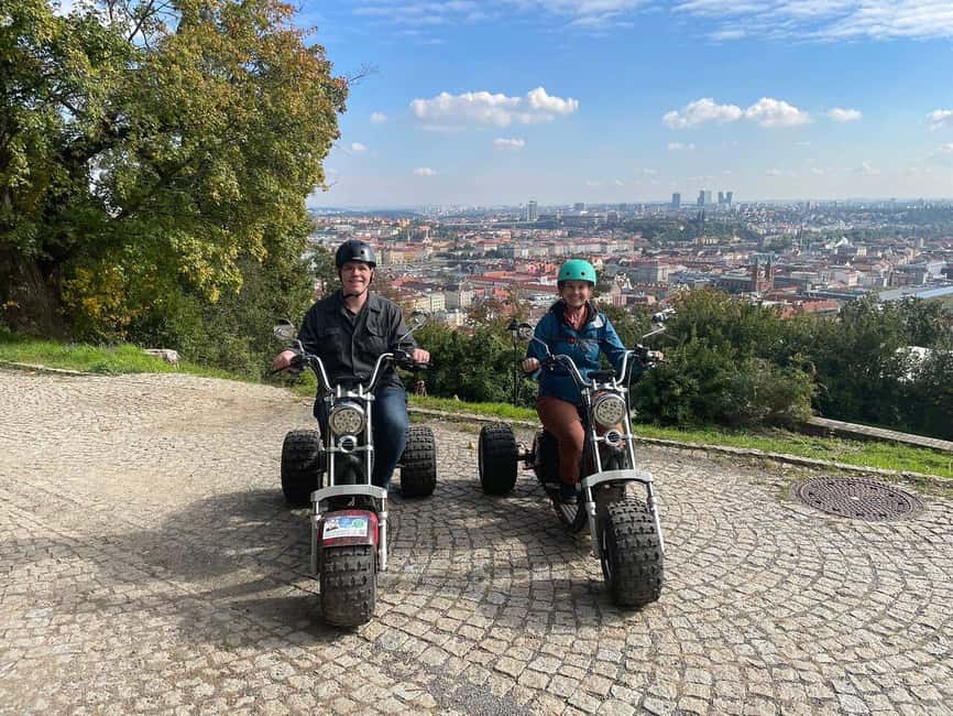 Prague: Electric Trike Viewpoints Tour - Old Town Square and the Vltava side switch