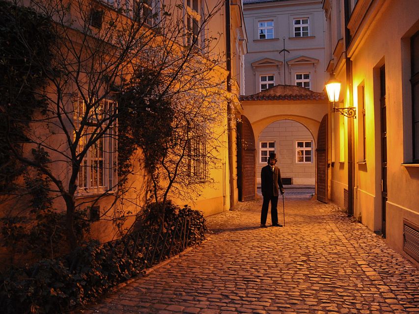 Prague: Ghost Tour - Saint Castulus Church stop, and what the guide brings to the exterior