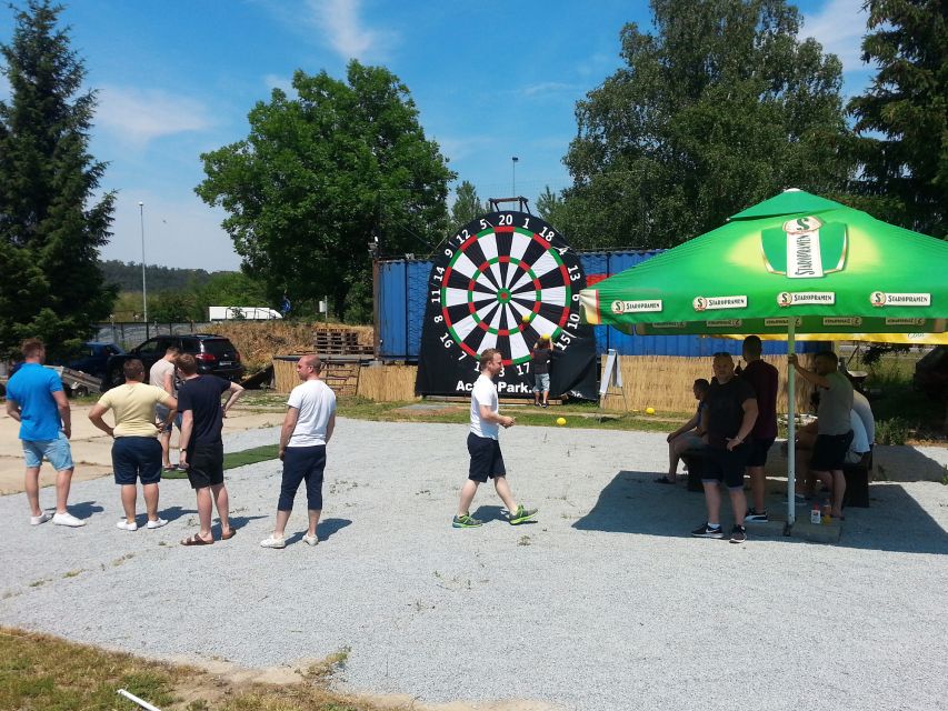 Prague : Giant Foot Darts and Giant Beer Pong Game - Why Giant Foot Darts and Beer Pong Feels Like a True Prague Night Out