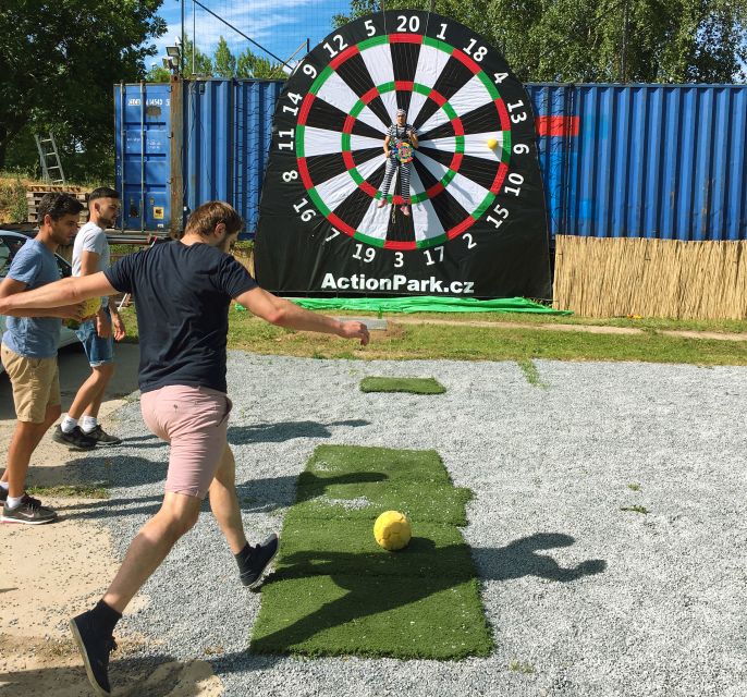 Prague: Giant Football Darts Game with Round of Beers & BBQ - Key Things You Should Know Before You Go