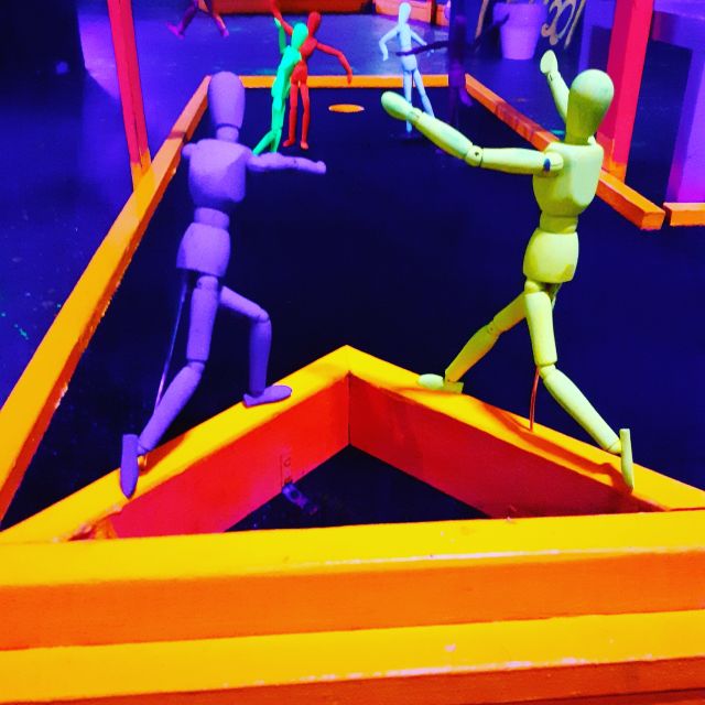 Prague: Glow Golf Mini Golf Game by UV Light - The UV Golf Course: 18 Holes That Feel Handmade and Clever