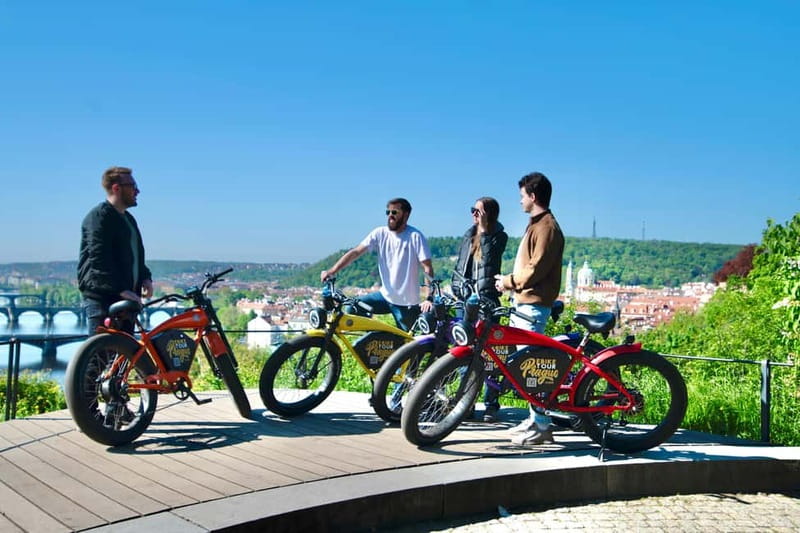 Prague: Grand City Tour on Fat e-Bike - Starting near Charles Bridge, then riding instructions that matter