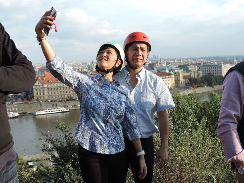 Prague: Grand e-Scooter Guided Tour - Castle District, St. Vitus Cathedral area, and Strahov Monastery