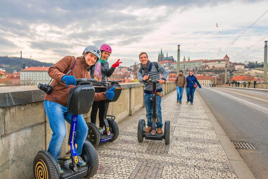 Prague: Grand Segway and eScooter Live Guided City Tour - Key points before you set off