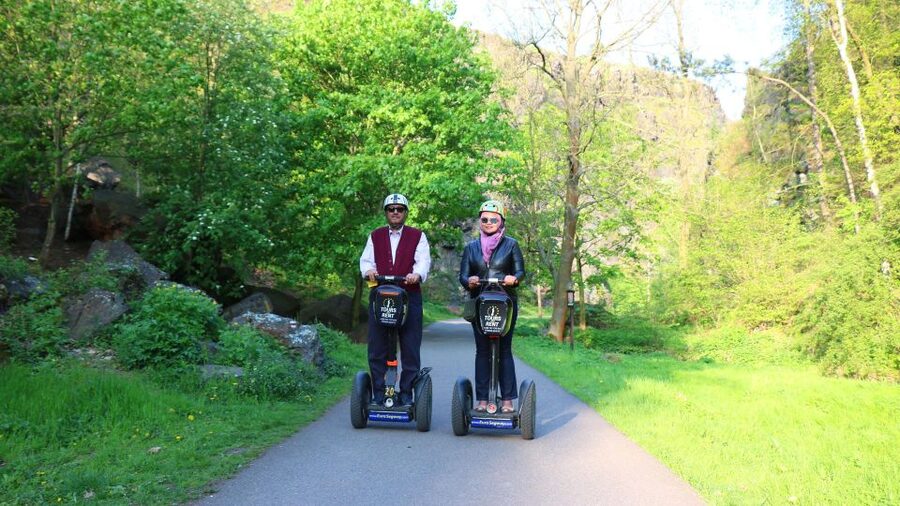 Prague: Grand Segway and eScooter Live Guided City Tour - Prague Castle District: St. Vitus outside and real photo time