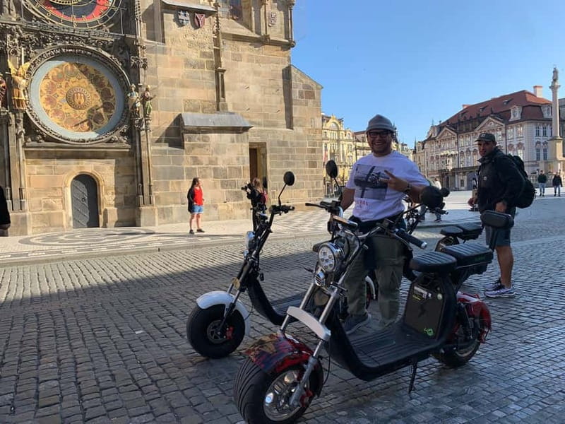 Prague: Guided Fat Tire e-Scooter Tour - Strahov Monastery beer tasting and the 17th century brewing story