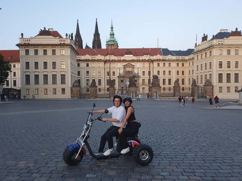 Prague: Guided Sightseeing Tour by Electric Trike - Powder Tower, Metronome, and the Letná viewpoint photo run