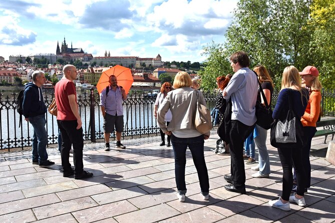 Prague Guided Walking Tour and Cruise with Authentic Czech Lunch - Crossing Charles Bridge and then riding up to Lesser Town