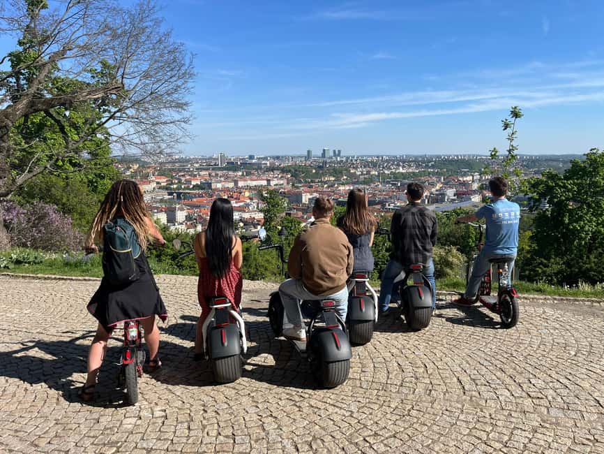 Prague Highlights: Segway & E-Scooter Tour with Taxi Pick-Up - First Glide Through Letná Park, Expo 58, and a Beer Garden View