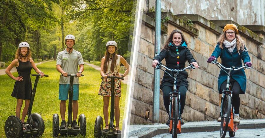 Prague Highlights: Segway & E-Scooter Tour with Taxi Pick-Up - The Prague Castle Approach and the Strahov District Feel