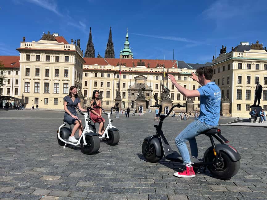 Prague Highlights: Segway & E-Scooter Tour with Taxi Pick-Up - How the Segway and e-Scooter/E-Bike Plan Keeps You Feeling Safe