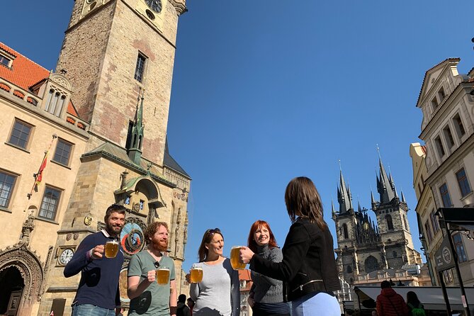 Prague Historic Pub Tour with Drinks Included - Charles Bridge leg: winding streets, the Jewish quarter, and photo chances