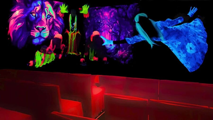 Prague: Images of Love Black Light Theatre Show - Music-driven storytelling: Shakira, Sting, Coldplay, and more