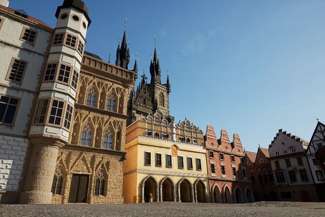 Prague Immersive Tour: Travel back in time with virtual reality - Stop 2 Charles Bridge and the Vltava: 1342 beginnings and the Judith Bridge