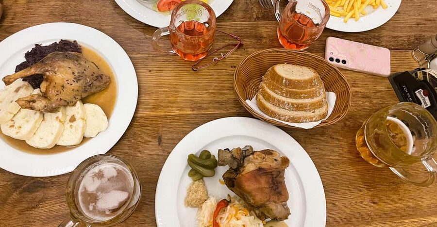 Prague: Local Food Tour in Secrets Hidden Gems - What you will taste: Svíčková, Knedlik, Koláč, Klobása