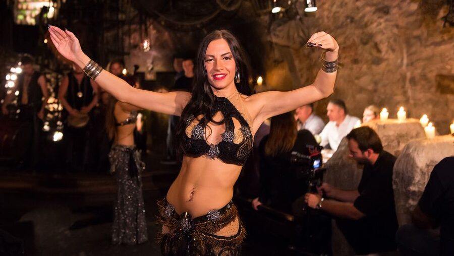 Prague: Medieval Dinner with Transfers - Live entertainment: fire, music, fights, belly dancers, lights