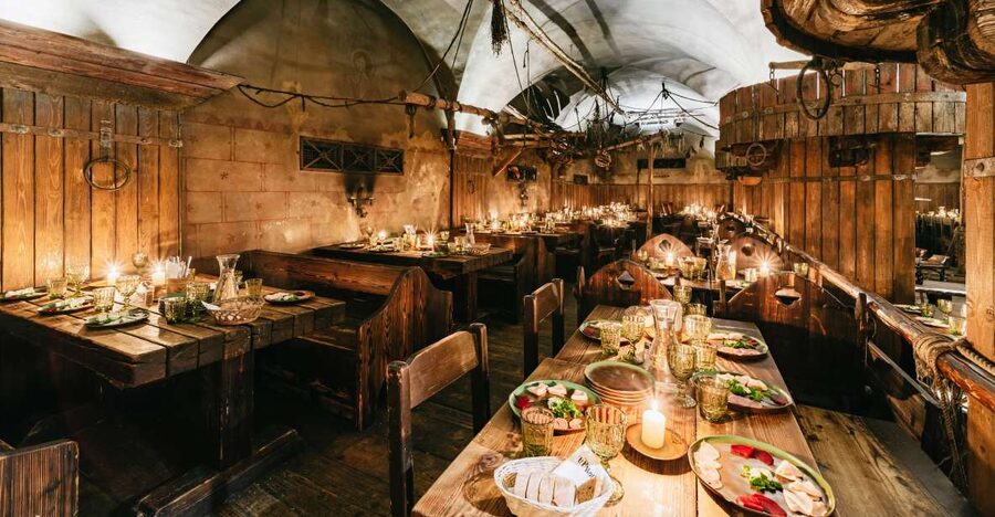 Prague: Medieval Dinner with Unlimited Drinks - U Pavouka Medieval Tavern: the setting that makes it work