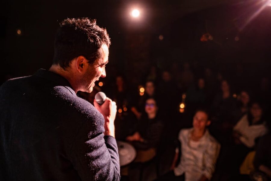Prague: NYE with Comedy Show, Unlimited Drinks and Fireworks - Metro Comedy Club off Charles Bridge, right where New Year happens