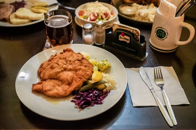 Prague Old Town And Beer Walking Tour Including Dinner - Dinner in the traditional restaurant: what you actually get