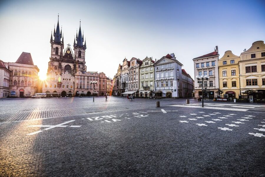 Prague: Old Town and Jewish Quarter 2-Hour Walking Tour - Powder Tower and Municipal House: two styles, one compact lesson