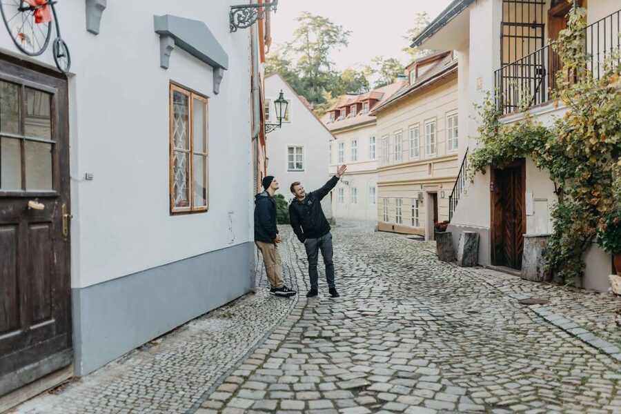Prague: One Prague Tour with Local Food & Beer - Castle Side highlights: Lesser Town, Hradcany, and the best views