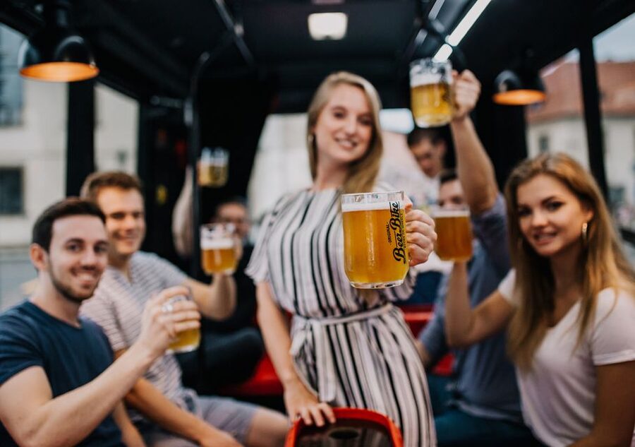 Prague: Party Beer Bus - Why a Party Beer Bus Is the Fastest Way to See Prague Highlights