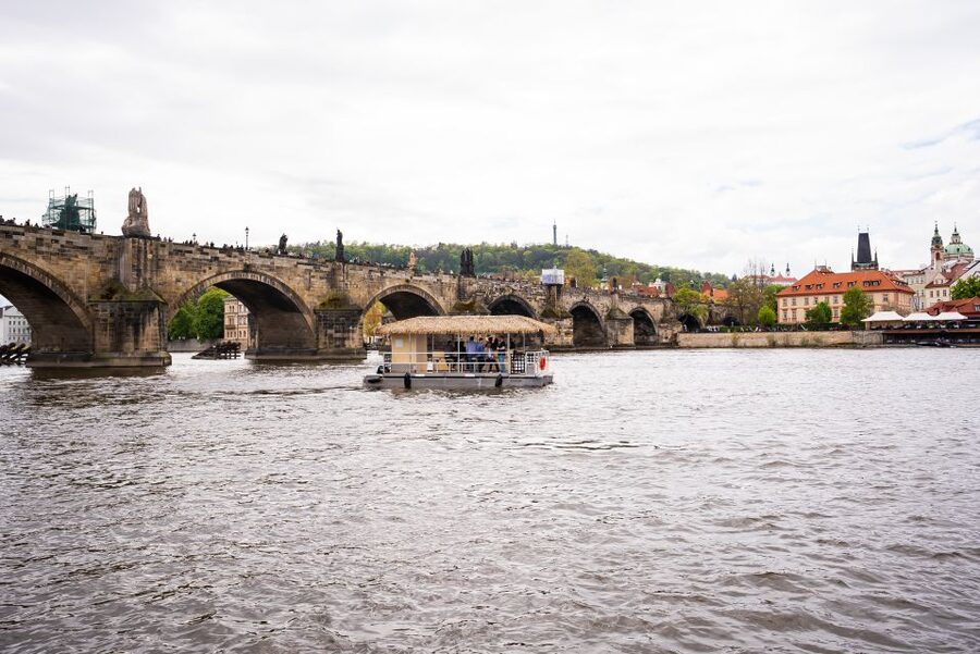 Prague: Party Tiki Boat Sightseeing Cruise with Drinks - The On-Board Experience: Commentary, Captain, and Social Layout