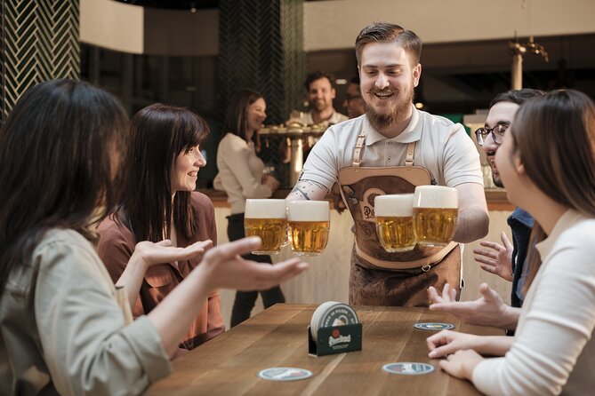 Prague Pilsner Urquell Experience with 3 Free Beer Tastings - Three beer tastings, plus what those tokens mean for your final pours