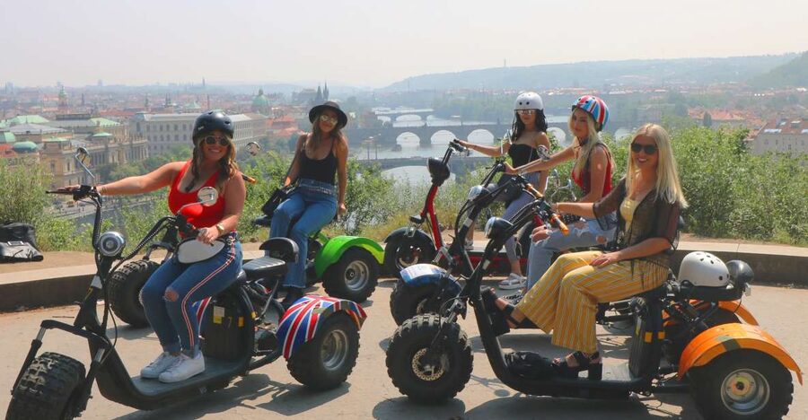 Prague: Private 3-Hour Trike Adventure - John Lennon Wall and Kampa Island, where the route finds its character