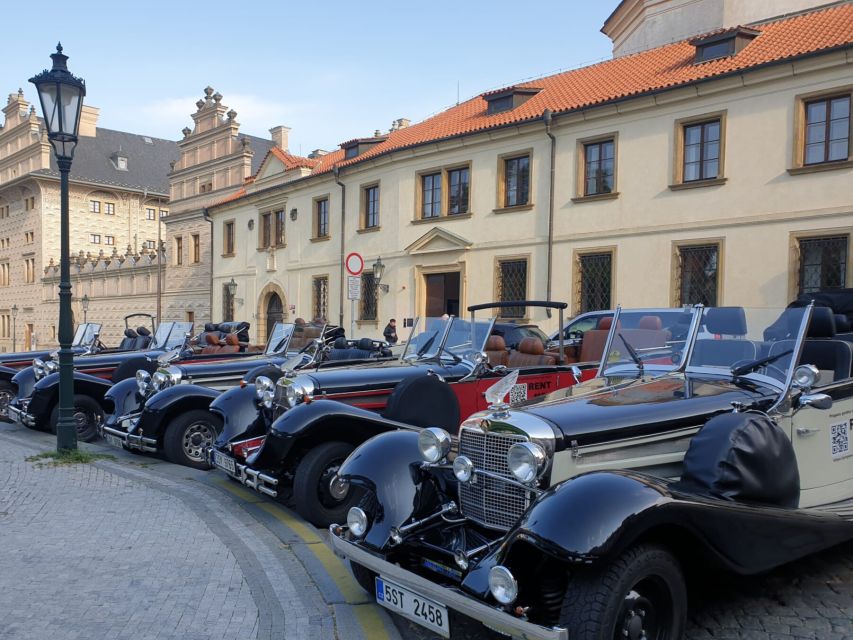 Prague: Private Tour by Vintage Car - Up toward power: Karlova energy, Prague Castle area, and Loreta