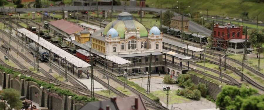 Prague: Railway Kingdom Giant Model Railway Museum - Czech regional cityscapes: Karlovy Vary, Pilsen, Ústí nad Labem, Liberec, and more
