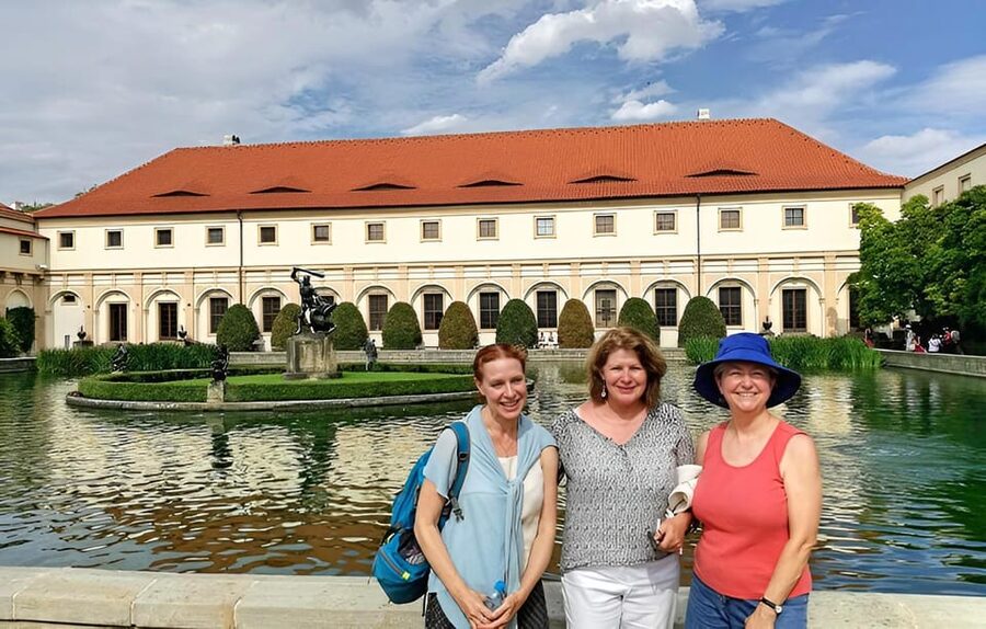 Prague Renaissance and Baroque Gardens Walking Tour - Wallenstein Garden: albino peacocks, grotto walls, and Baroque mythmaking
