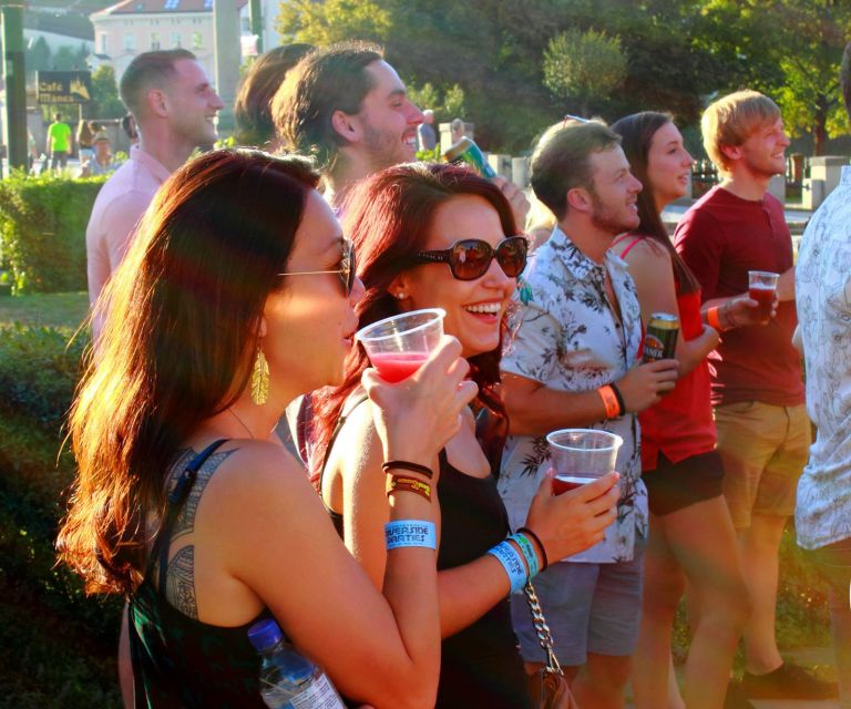 Prague Riverside Parties Tour - Art stops with irreverent installations and Czech history stories