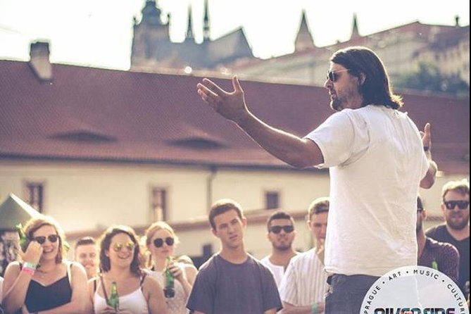 Prague Riverside Party - First Drinks, Then a Comedian-Style Intro to Prague
